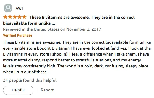 Best Bioavailable B Vitamins for Energy & Mental Clarity