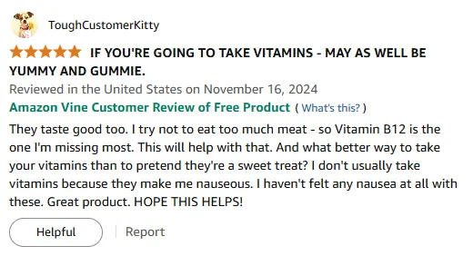 Tasty B12 Gummies: No Nausea, Meat-Free Energy Boost
