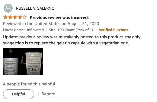 Vegetarian Vitamin E Capsules Needed - Customer Request