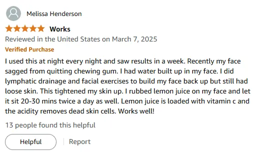 Vitamin C Serum & Lemon Juice Tightens Sagging Skin Fast