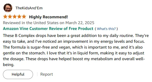 Boost Energy & Focus: Vegan B Complex Drops Review
