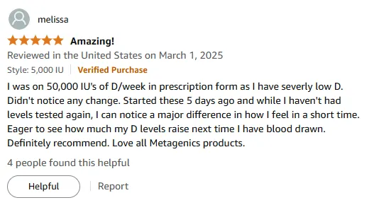 Fast-Acting Vitamin D Boost: My Energy Turnaround with Metagenics