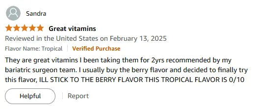 Bariatric-Approved Vitamin A: Why I’ll Stick to Berry Flavor