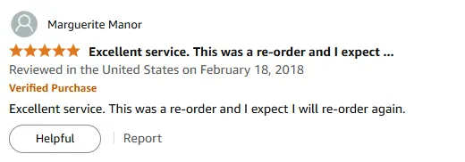 Vitamin A: Repeat Buyer Praises Quality & Service