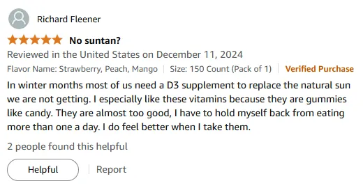 Winter D3 Gummies: Tasty Sunlight Substitute for Energy