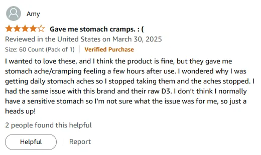 Vitamin C Caused Stomach Ache? My Experience & Warning