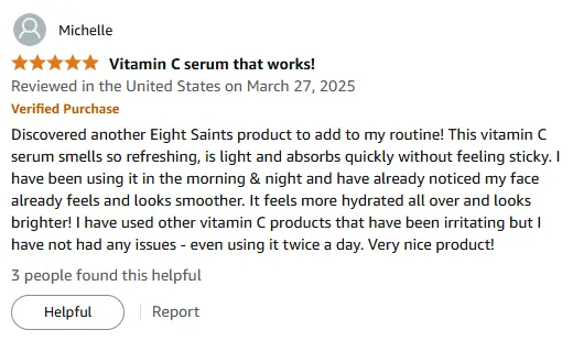 Non-Irritating Vitamin C Serum for Glowing Skin | Eight Saints