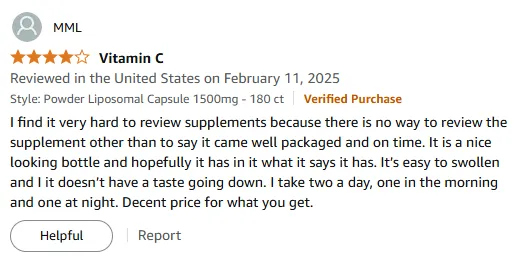 Tasteless Vitamin C Pills: Easy to Swallow & Affordable