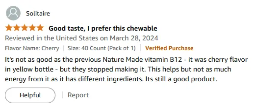 Vitamin B12 Energy Boost: Ingredient Changes Impact