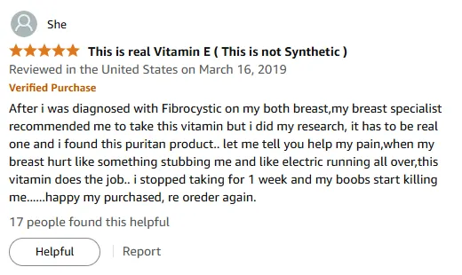Vitamin E Miracle: Fibrocystic Breast Relief That Works!