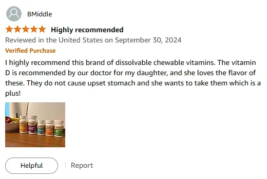 Doctor-Recommended Chewable Vitamin D Kids Love