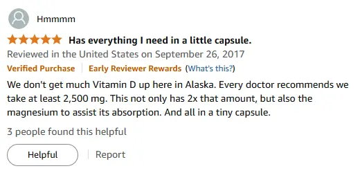 Double Strength Vitamin D with Magnesium for Better Absorption - Alaskan Approved