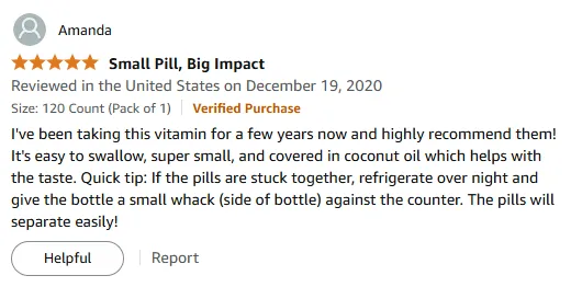 Easy-Swallow Vitamin D with Coconut Oil Coating Tips