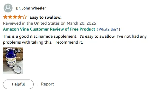 Easy-Swallow Niacinamide Supplement Review: My Experience & Recommendation