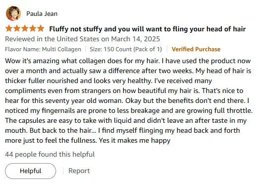 Collagen Boost: Thicker Hair & Strong Nails in Weeks!