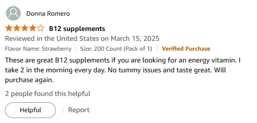 Best B12 Energy Vitamin: Tasty & Gentle on Stomach!