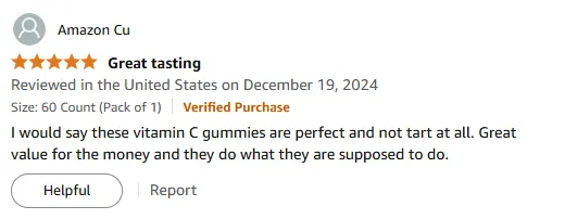 Best Non-Tart Vitamin C Gummies for Immune Support
