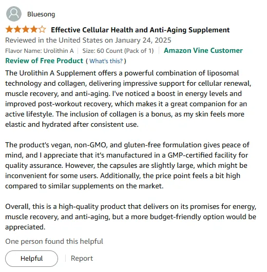 Liposomal Vitamin A & Collagen Boost: Anti-Aging & Muscle Recovery