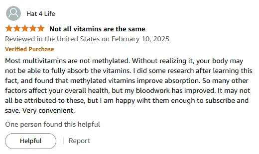 Best Methylated Vitamins for Improved Absorption & Health