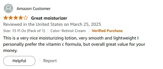 Smooth Vitamin C Lotion: Lightweight Moisturizer with Value