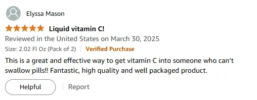 Liquid Vitamin C Drops: Easy-Swallow Solution for Pill-Averse Users