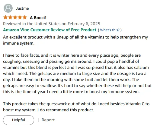 Immune-Boosting Vitamin Blend with Calcium – Winter Defense Gelcaps!