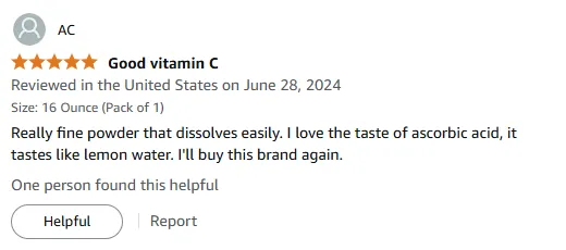 Best Vitamin C Powder: Lemon Taste & Instant Dissolve