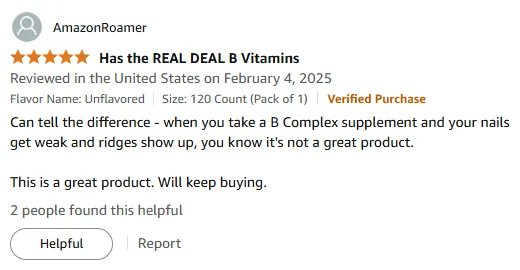 Vitamin B Complex Fixed My Weak Nails - Genuine Review