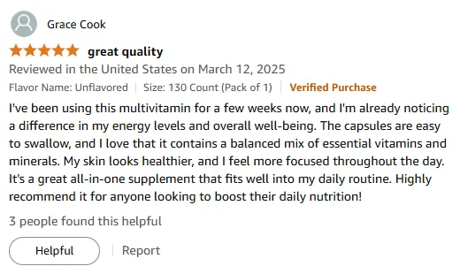 Boost Energy & Skin Health: Top Multivitamin Review