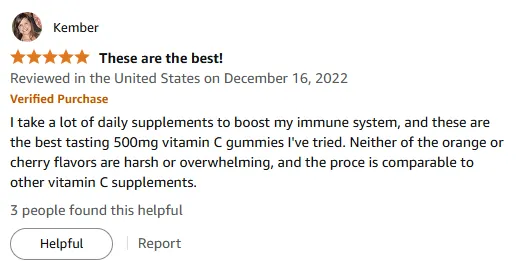 Best Tasting 500mg Vitamin C Gummies for Immune Boost