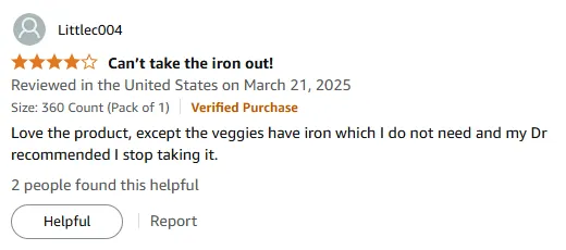 Vitamin A with Iron: Why I Stopped Taking It