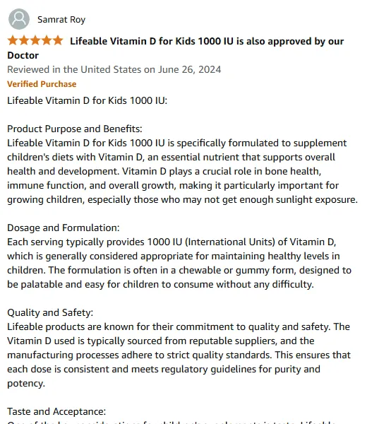 Best Vitamin D for Picky Eaters - Lifeable Kids Review