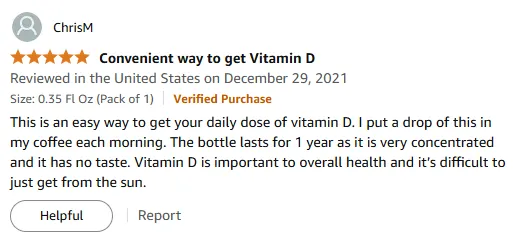 Vitamin D Drops in Coffee: Tasteless 1-Year Supply!