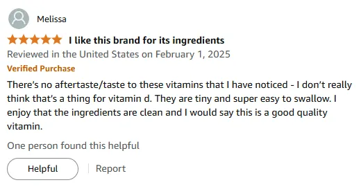 Tasteless Vitamin D: Easy-to-Swallow & Clean Formula