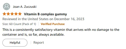 Reliable Vitamin B: Undamaged & Always Available
