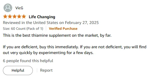 Top Thiamine Supplement: Boost Energy & Deficiency Relief Fast!