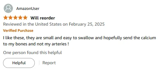 Easy-Swallow Vitamin A for Bone & Artery Health