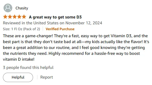 Kid-Friendly Vitamin D3: Tasty Daily Supplement Solution