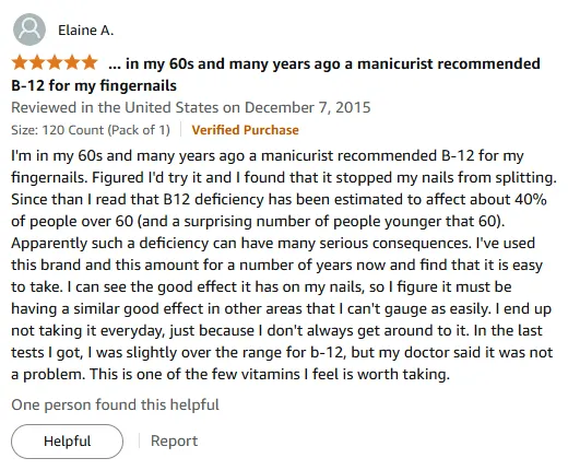 B-12 Boost: My Nail Solution & Over-60 Energy Secret