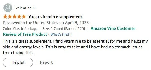 Vitamin E Boost: Glowing Skin & Energy Supplement Review