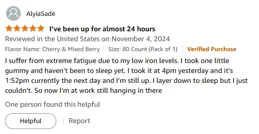 Vitamin B Gummy Revived My Energy Despite Low Iron!