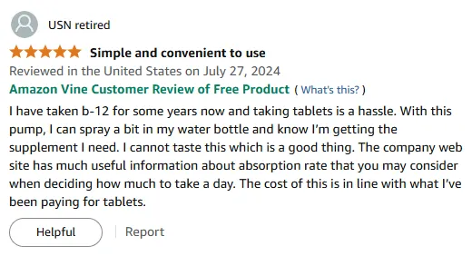 B-12 Spray: Hassle-Free Vitamin Boost with No Taste