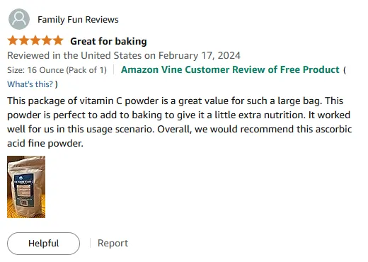 Best Vitamin C Powder for Baking & Nutrition | Affordable Ascorbic Acid