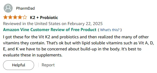 Vitamin A-D-E-K Supplement Safety: User Experience Insights