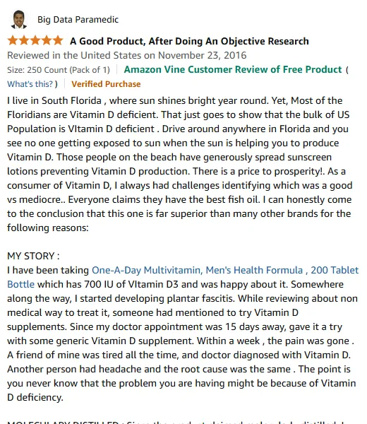Vitamin D3 Superiority: Plantar Fasciitis Relief & Molecularly Distilled
