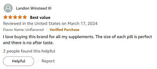 No Aftertaste Vitamin C Pills: Perfect Size & Brand