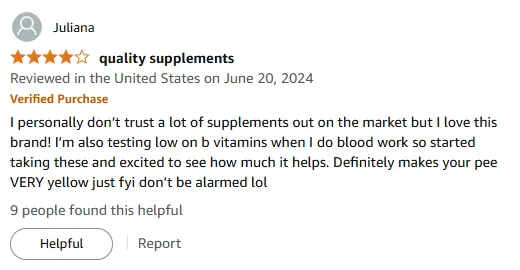 Trusted Vitamin B for Low Blood Levels & Energy Boost