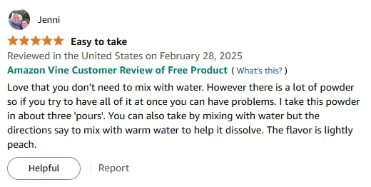 Easy Vitamin C Powder: No Water Needed & Peach Flavor Review