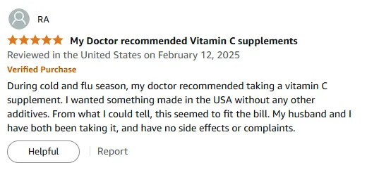Doctor-Recommended Vitamin C for Immune Support, USA-Made