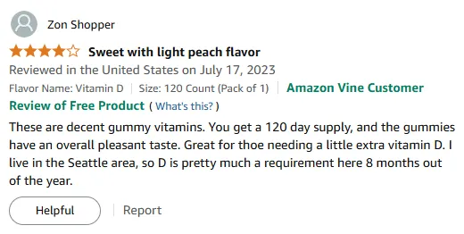 Seattle’s Top Vitamin D Gummies: 120-Day Supply & Great Taste